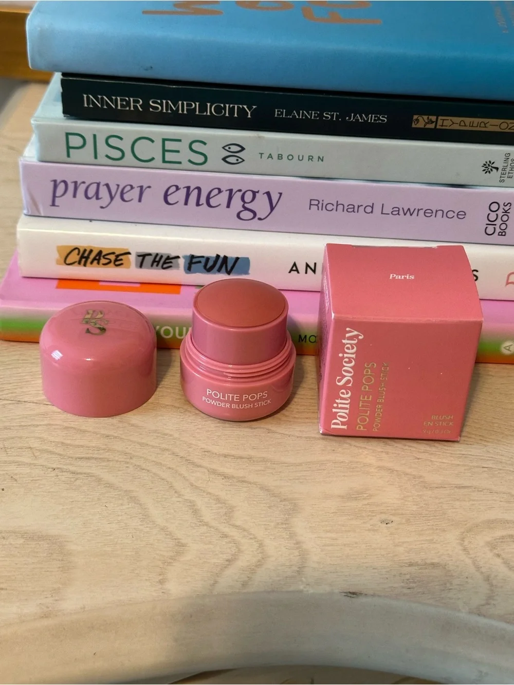 Polite Pops Powder Blush Stick - Shade Paris